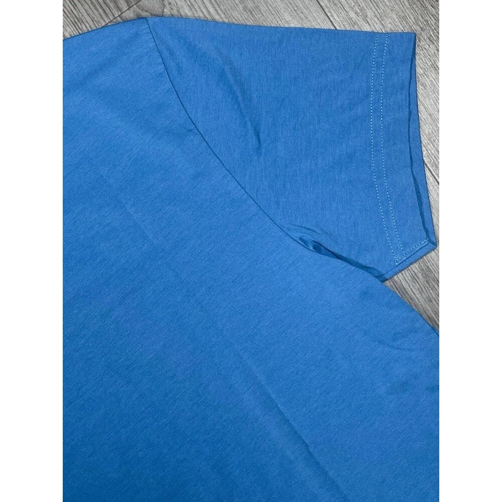 Rhone Blue Element Tee Cotton Everyday T-Shirt - Men Size Small - Picture 7 of 12